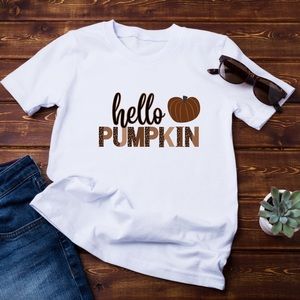 Hello pumpkin fall vibes t-shirt
